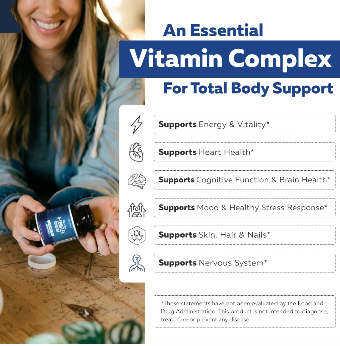 Triquetra Health - Vitamin B Complex Max (60.CP)