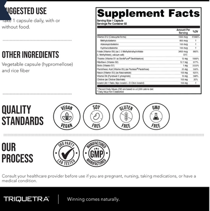 Triquetra Health - Vitamin B Complex Max (60.CP)