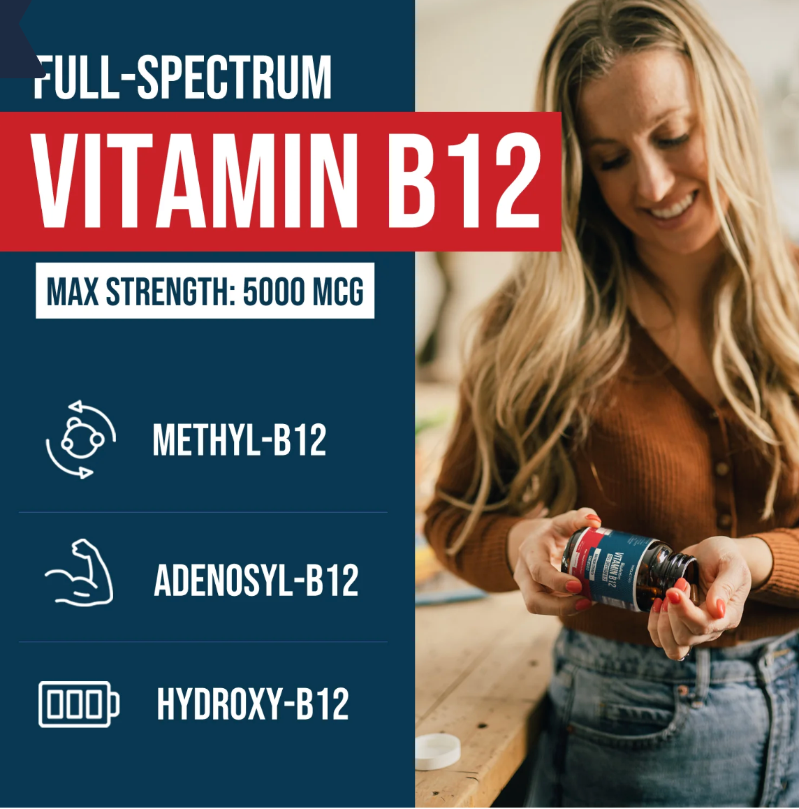 Triquetra Health - Vitamin B12 5000Mcg (60.CP)