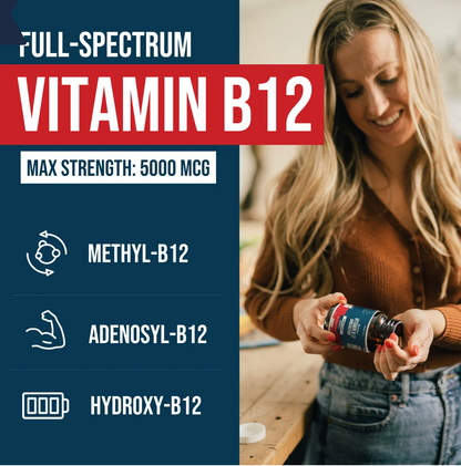 Triquetra Health - Vitamin B12 5000Mcg (60.CP)