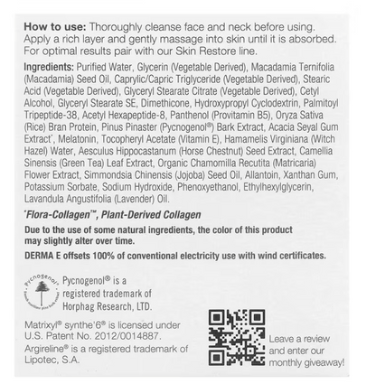 Derma E - Cream Night Collagen (2.OZ)