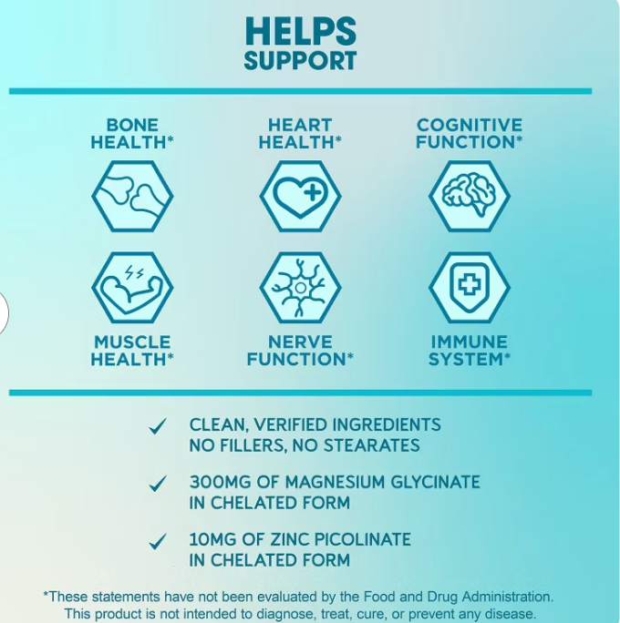 Bioemblem - Magnesium Glycinate Zinc (90.VC)