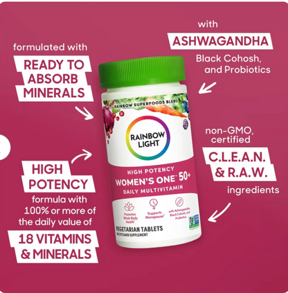Rainbow Light - Womens Multivitamin 50+ (120.TB)