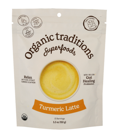 Organic Traditions - Superfood Latte Turmeric (5.3OZ)