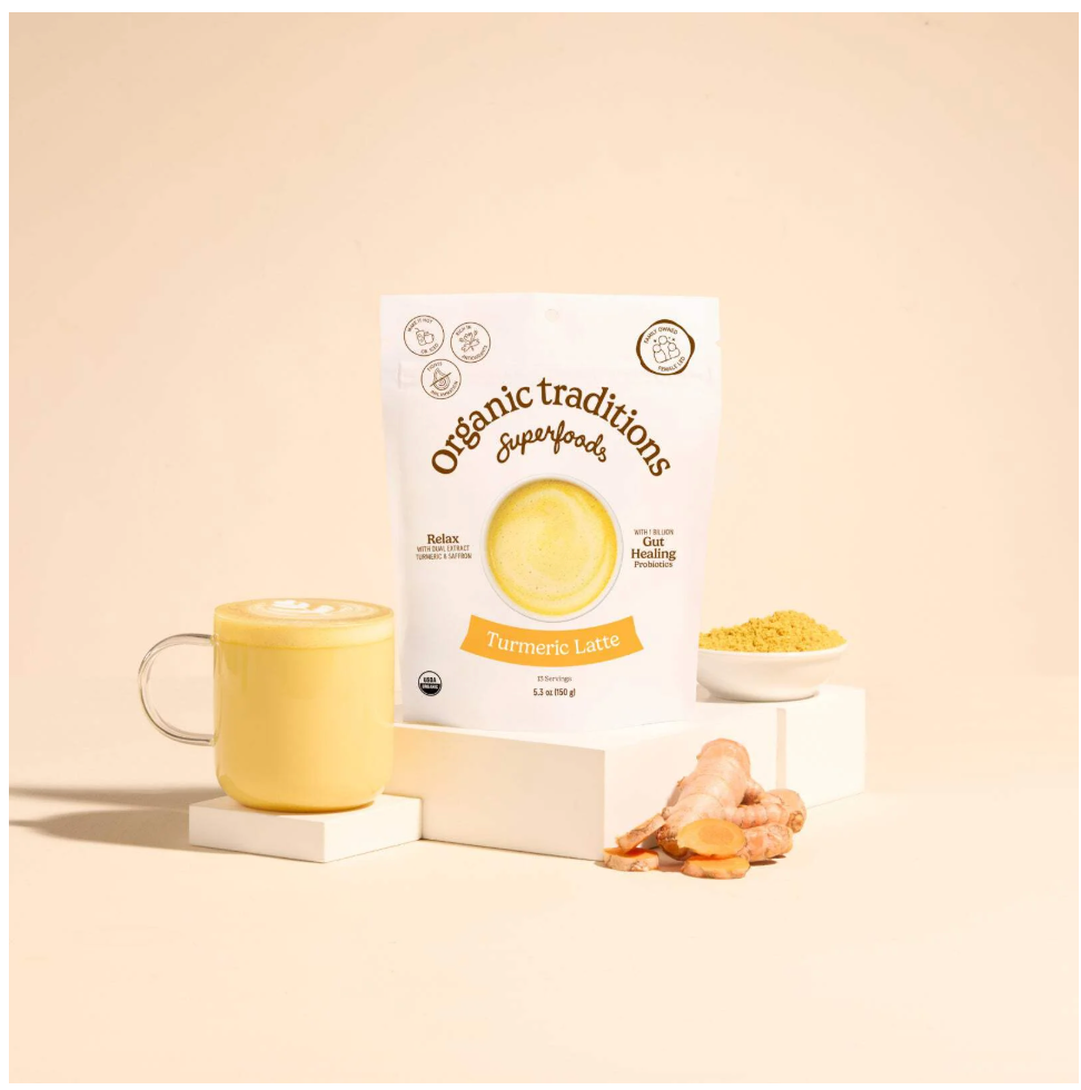 Organic Traditions - Superfood Latte Turmeric (5.3OZ)