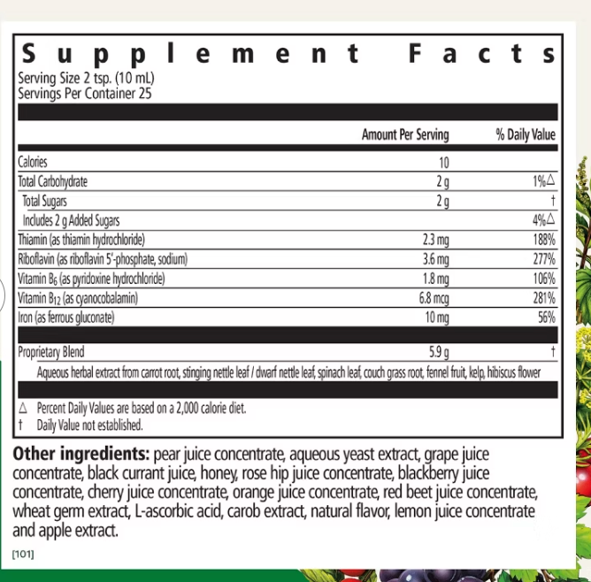 Salus - Floravital Iron Herb Yf (8.5FO)