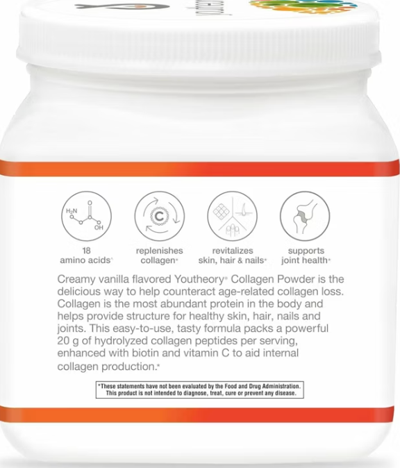 Youtheory - Collagen Powder Vanilla (20.OZ)