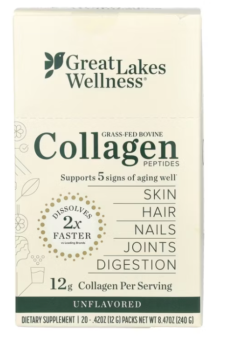 Great Lakes Wellness - Collagen Peptide 20Pktbx (8.47OZ)