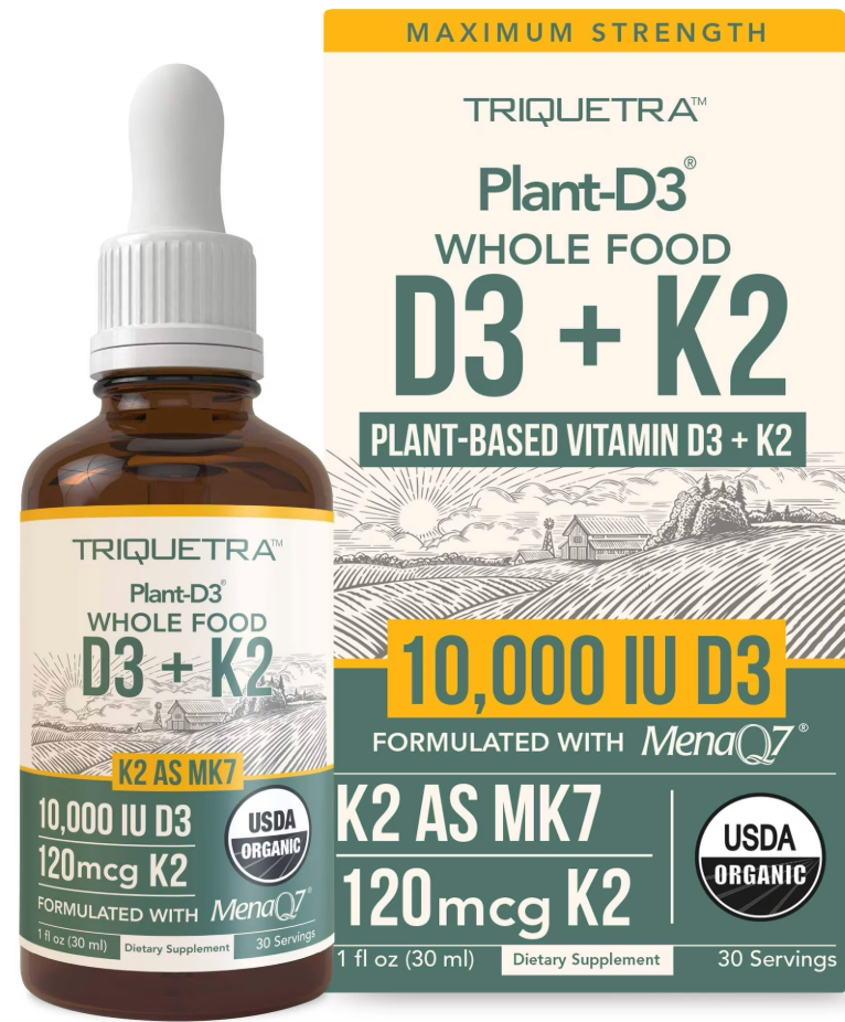 Triquetra Health - Vitamin D3k2 10000Iu (1.OZ)