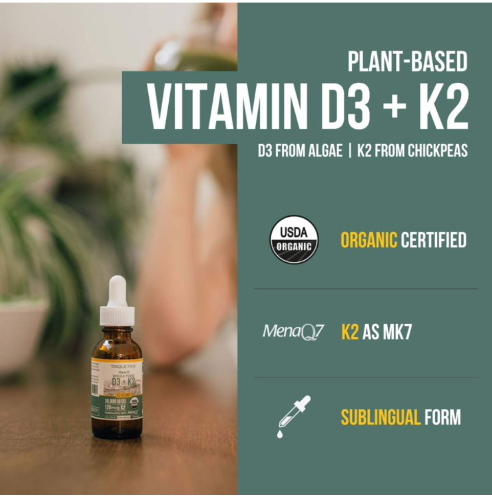 Triquetra Health - Vitamin D3k2 10000Iu (1.OZ)