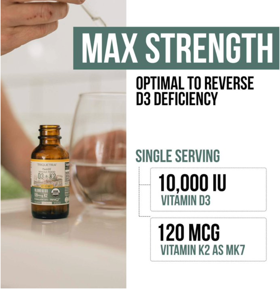 Triquetra Health - Vitamin D3k2 10000Iu (1.OZ)