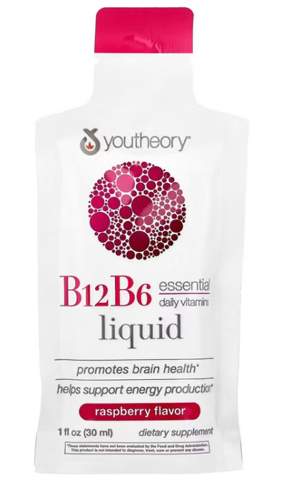 Youtheory - Vitamin B12 B6 Liq 12Ct (12.FO)