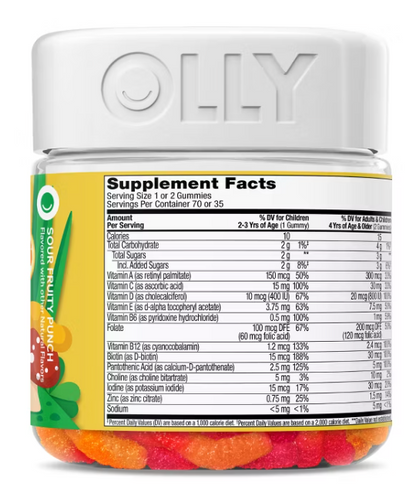 Olly - Kid Multivitamin Gummy Wr (70.CT)