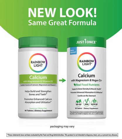 Rainbow Light - Calcium One Food Base (90.TB)