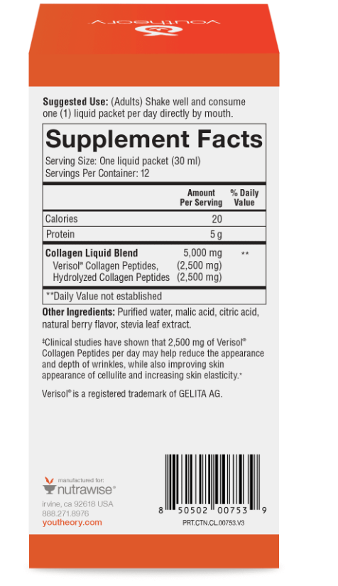 Youtheory - Collagen Lqd Nat Berry (12.OZ)