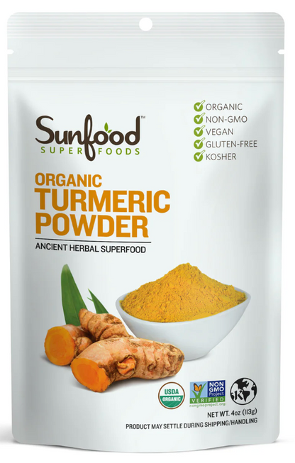 Sunfood Superfoods - Powder Turmeric Organic (4.OZ)