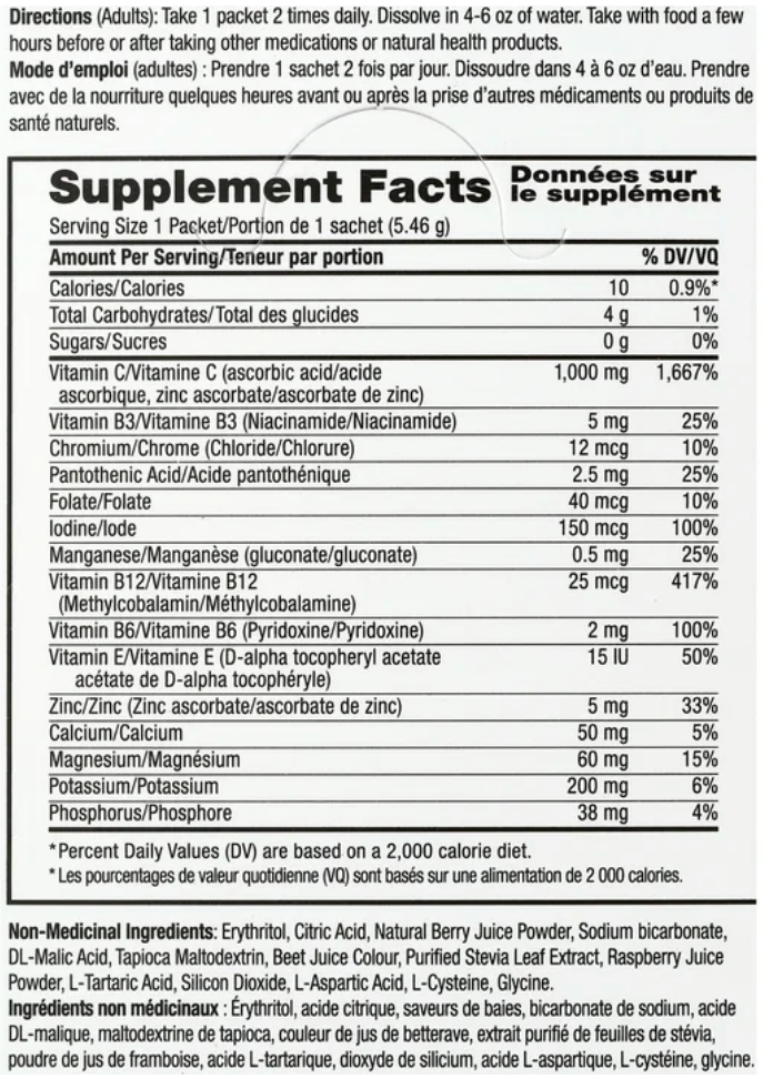 Ener Life - Vitamin C Sf Berry Pkt (30.PC)