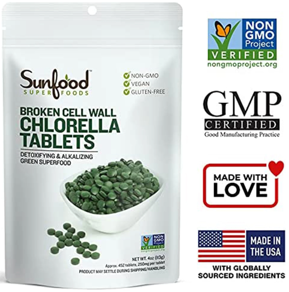 Sunfood Superfoods - Chlorella Tablets (4.OZ)