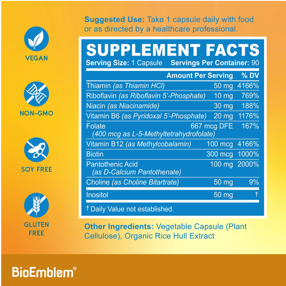 Bioemblem - Vitamin B Complex (90.VC)