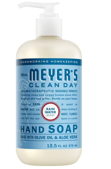 Mrs Meyers Clean Day - Soap Lqd Hand Rain Water (12.5FO)