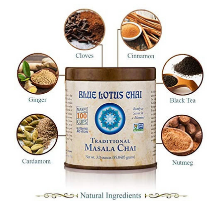 Blue Lotus Chai - Chai Masala Traditional (3.OZ)