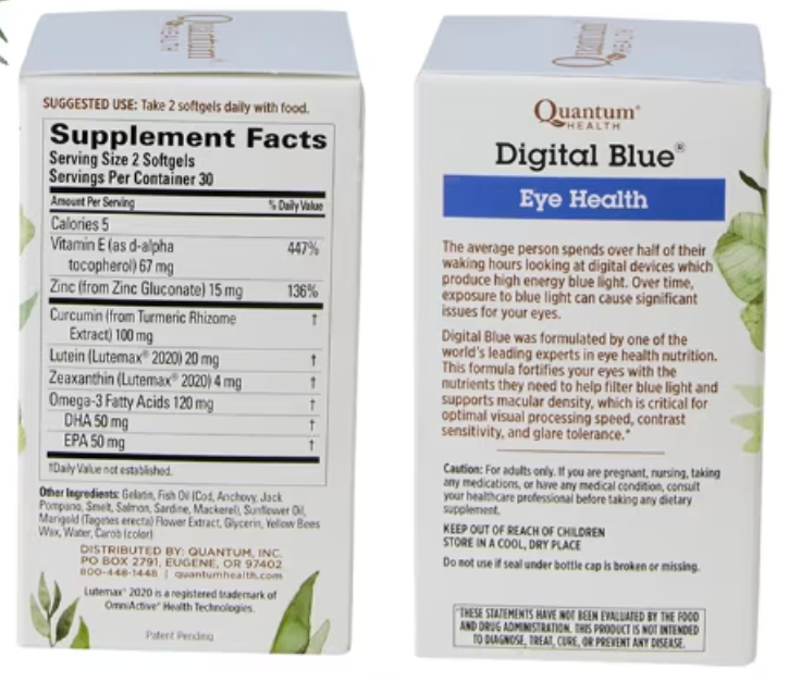 Quantum - Softgels Digital Blue (60.SG)