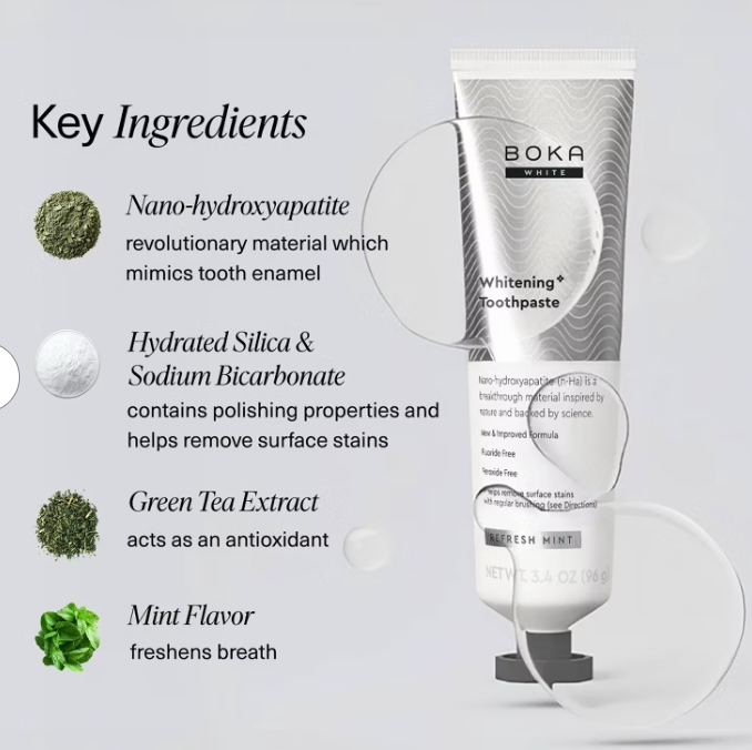 Boka - Toothpaste Whitening (3.4OZ)