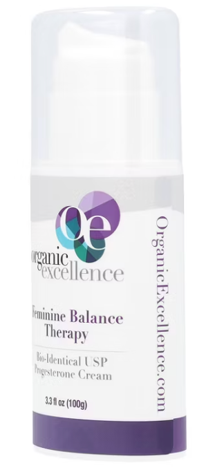 Organic Excellence - Progesterone Cream Pump (3.OZ)