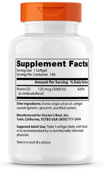 Doctors Best - Vitamin D3 (180.SG)