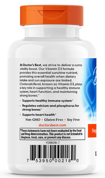 Doctors Best - Vitamin D3 (180.SG)