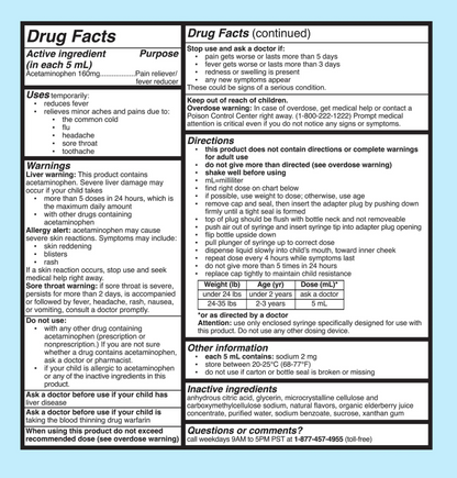 Mommys Bliss - Baby Acetaminophen (2.OZ)
