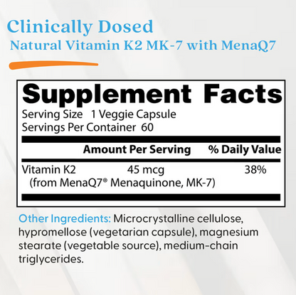 Doctors Best - Vitamin K2 Menaq7 (60.VC)