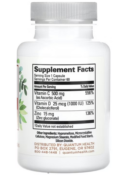 Quantum - Vitamin C D Zinc (60.CP)
