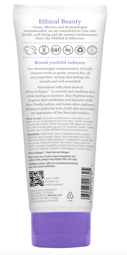 Derma E - Cleanser Jelly Collagen (4.OZ)