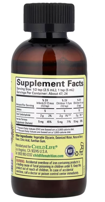 Childlife - Vitamins Kid Iron Berry (4.FO)