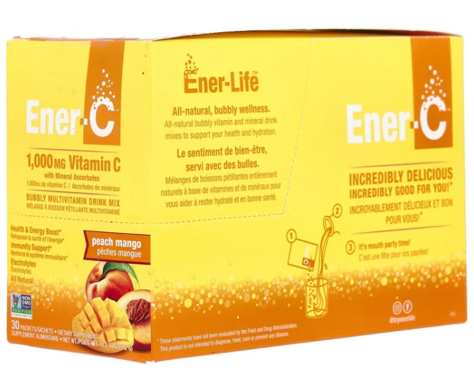 Ener Life - Vitamin C Pkt Peach Mngo (30PC)