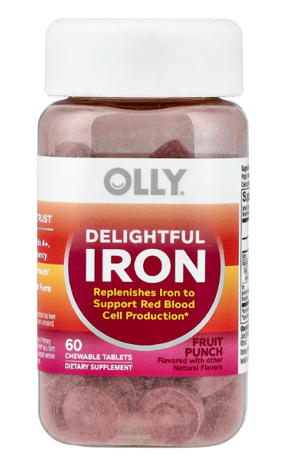 Olly - Iron Fruit Punch Chew (60.TB)