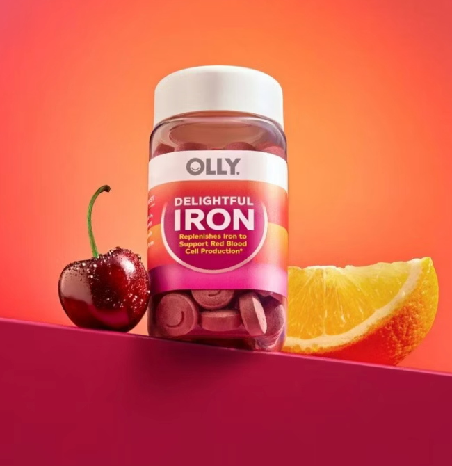 Olly - Iron Fruit Punch Chew (60.TB)