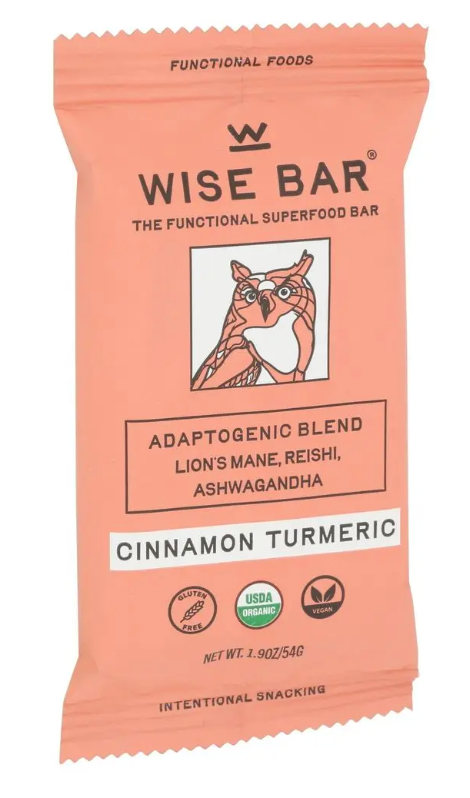 Wise Bar - Bar Cinnamon Turmeric (1.9OZ) - 12 bars