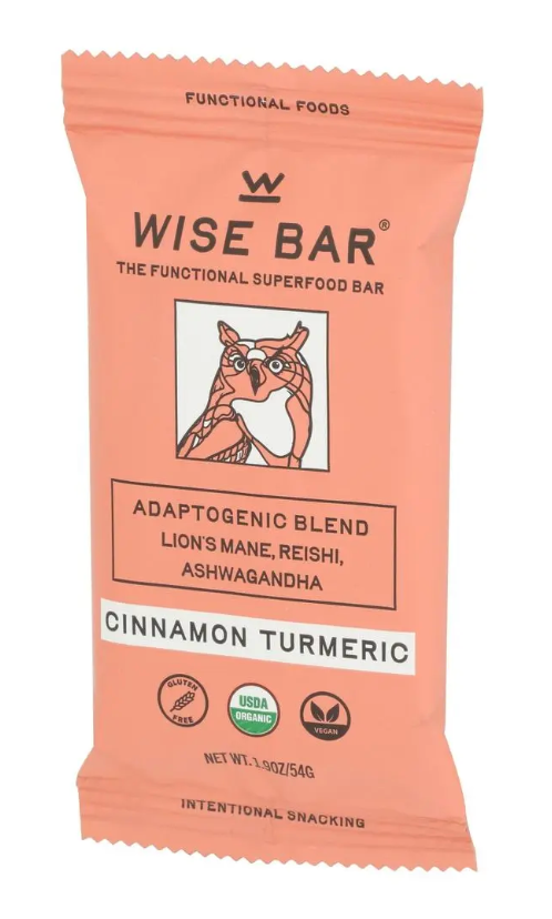 Wise Bar - Bar Cinnamon Turmeric (1.9OZ) - 12 bars