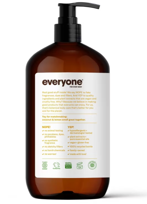 Everyone - Soap Coconut Lemon (32.OZ)