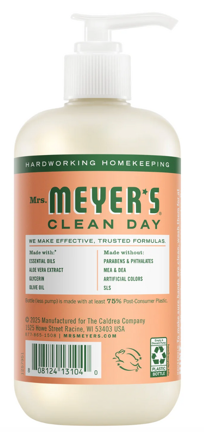 Mrs Meyers Clean Day - Soap Hand Liq Geranium (12.5OZ)