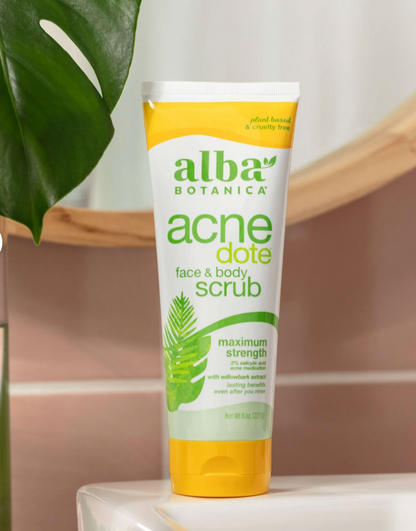 Alba Botanica - Face & Body Scrub Acnedote (8.OZ)