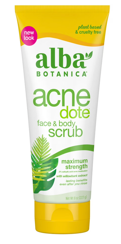 Alba Botanica - Face & Body Scrub Acnedote (8.OZ)