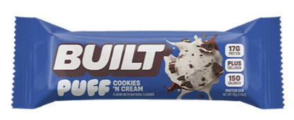 Built Bar - Bar Cookies N Cream Puff (1.41OZ) - 12 bars
