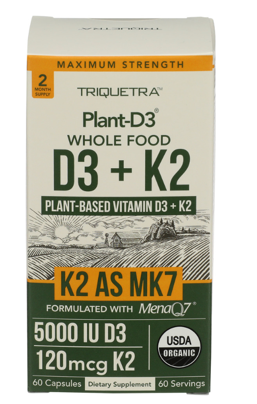 Triquetra Health - Vitamin D3k2 Plantbased (60.CP)