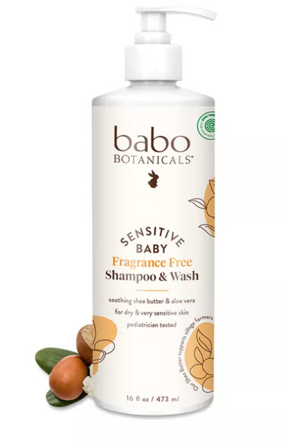 Babobotani - Shampoo Wash Baby (16.OZ)