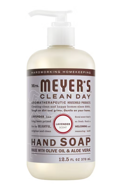 Mrs Meyers Clean Day - Soap Hand Liq Lavender (12.5OZ)