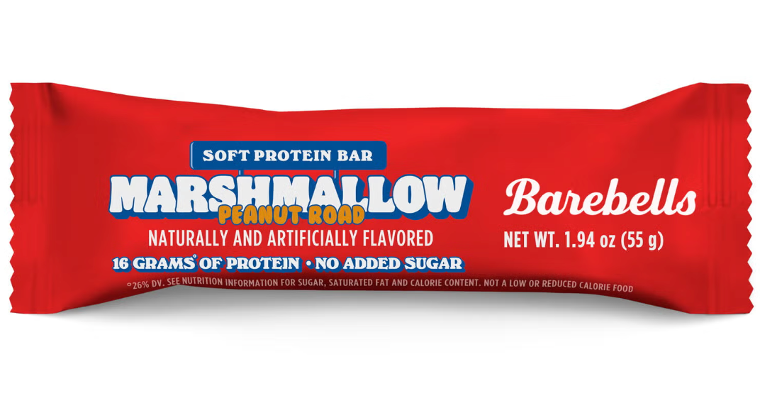 Barebells - Bar Mrshmllw Peanut Road (1.94OZ) - 12 bars