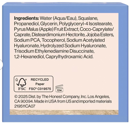The Honest Company - Cream Hydrogel (1.7FO)